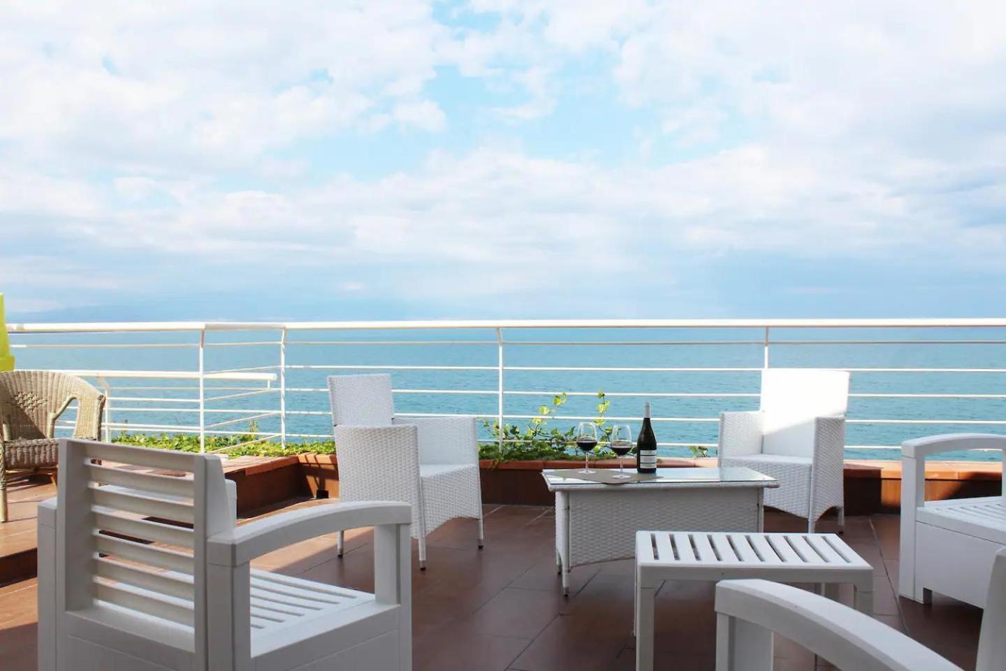 Terrazza Sul Mare Villa Agnone Bagni Kültér fotó