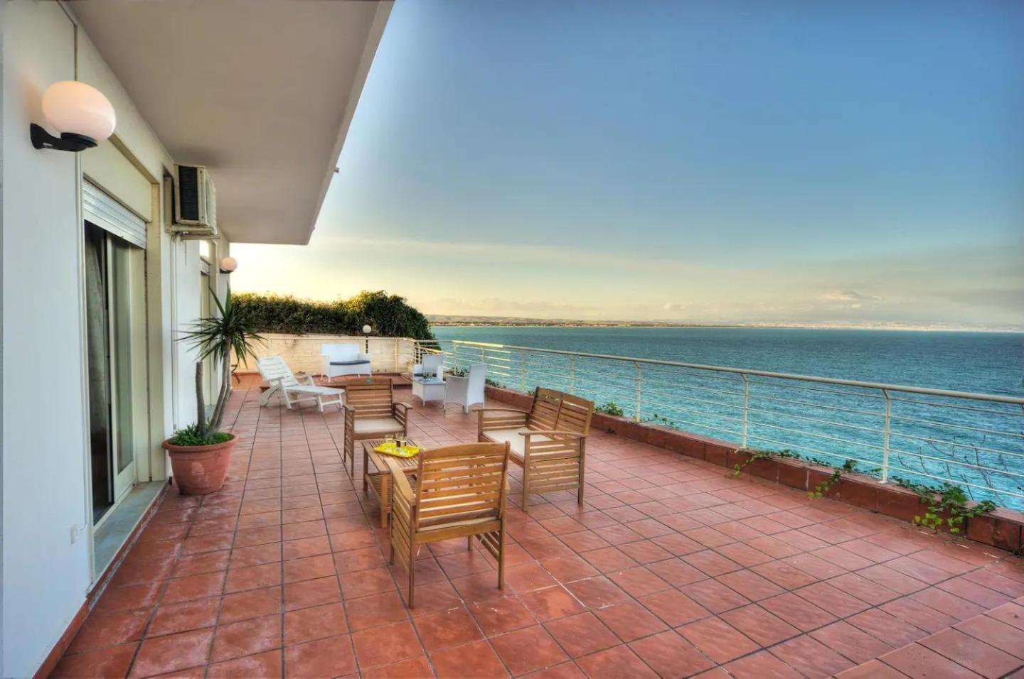 Terrazza Sul Mare Villa Agnone Bagni Kültér fotó